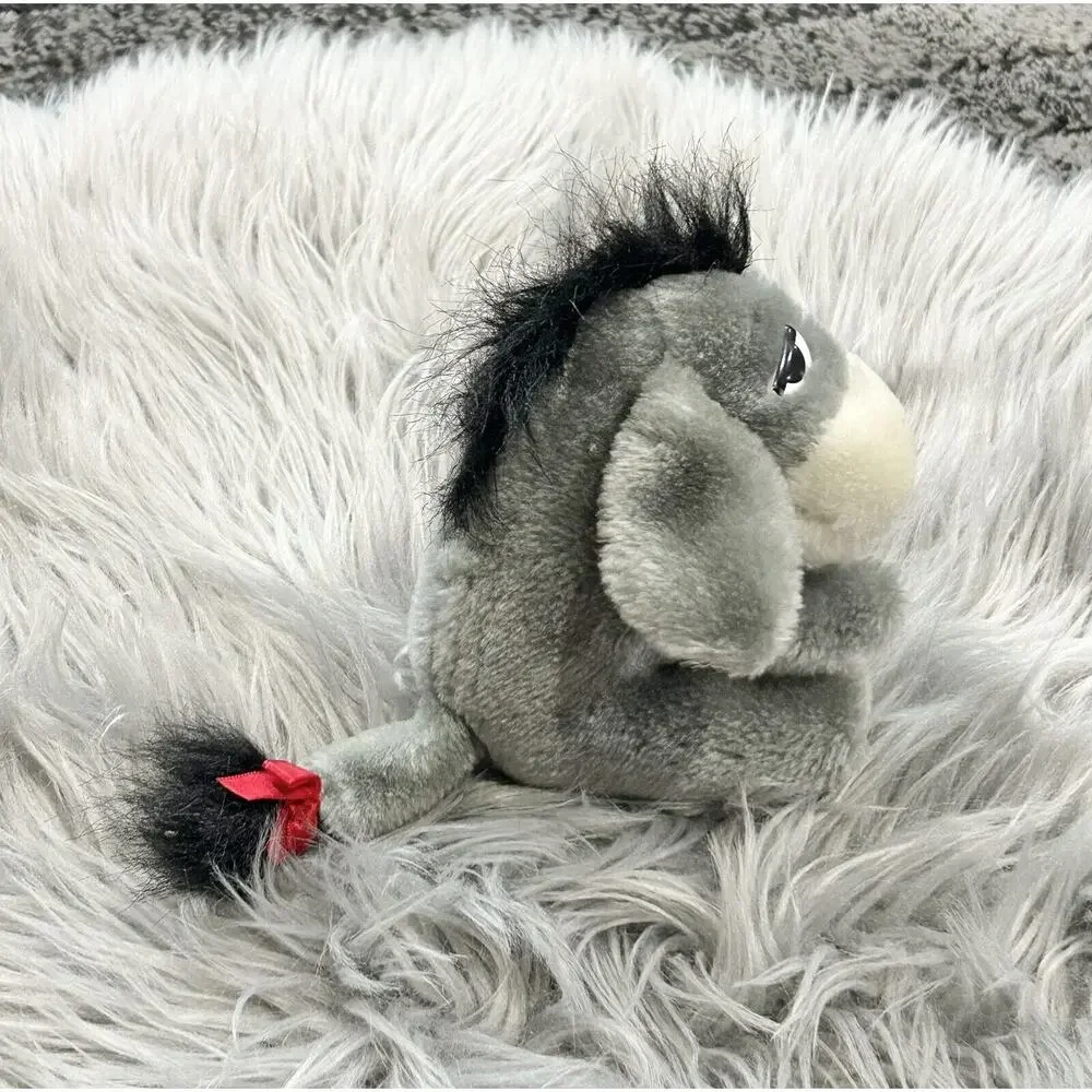 Vintage 1989 Eeyore Stuffed Animal Plush Christmas‎ Promo Sears Rare Find 5 1/2